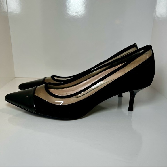 Zara Basic Collections Black and Cream Women's Casual Heels, Size 36, - Picture 3 of 8